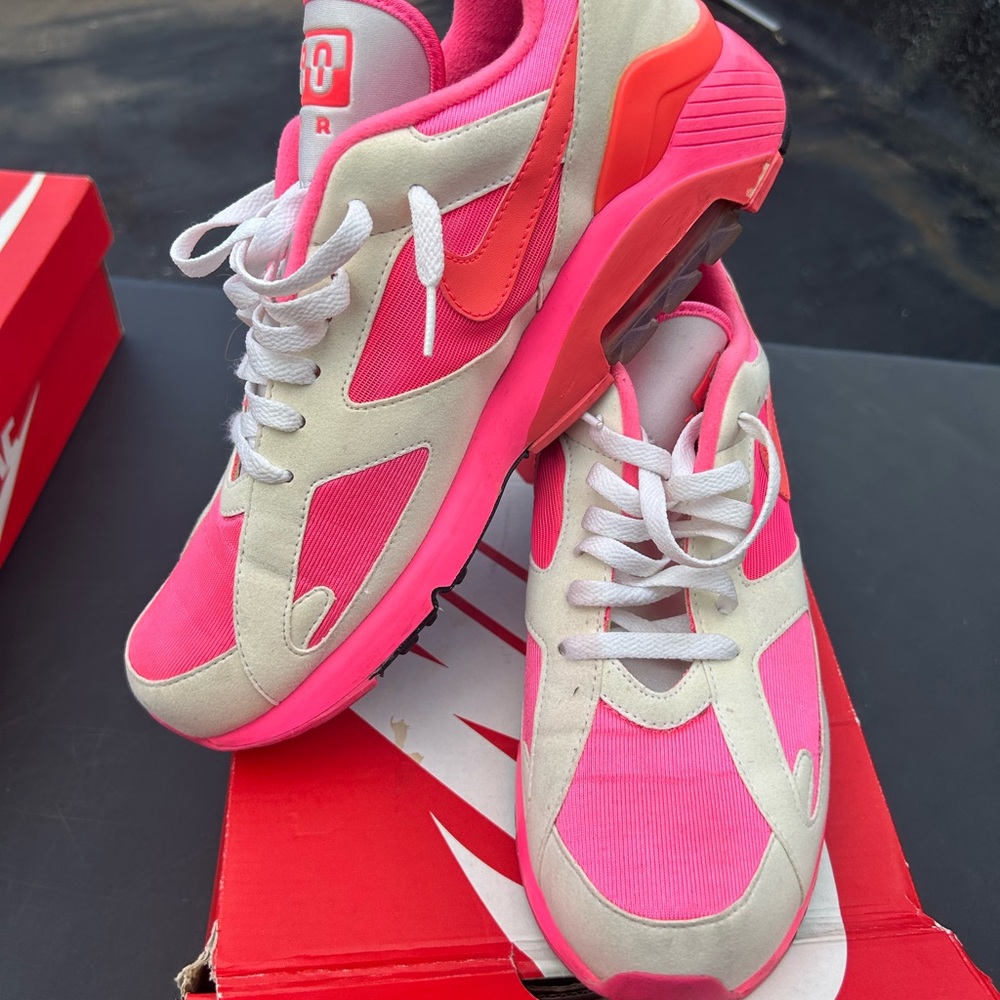 Nike x Comme Des Garçons Air Max 180 Off White Pink  Men's Size 11